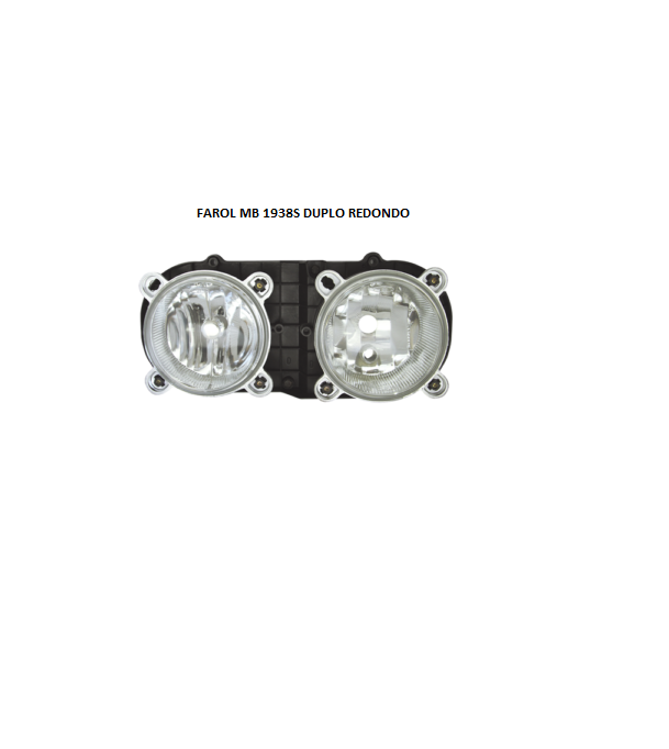 VIDRO FAROL MB 1938S DUPLO REDONDO