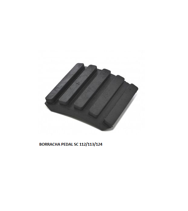 BORRACHA PEDAL SC 112/113/124