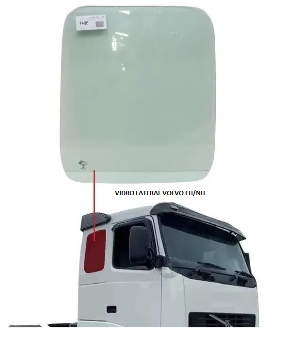 VIDRO LATERAL VOLVO FH/NH