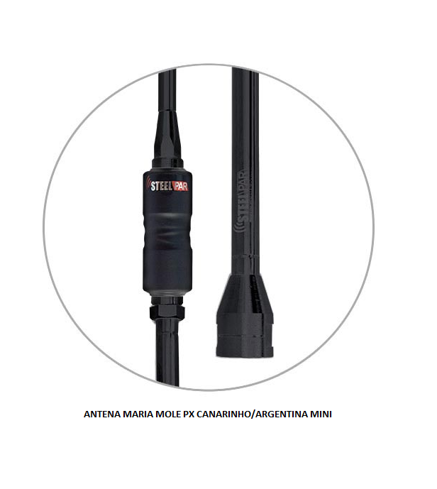 ANTENA MARIA MOLE PX CANARINHO ARGENTINA PRETA MINI
