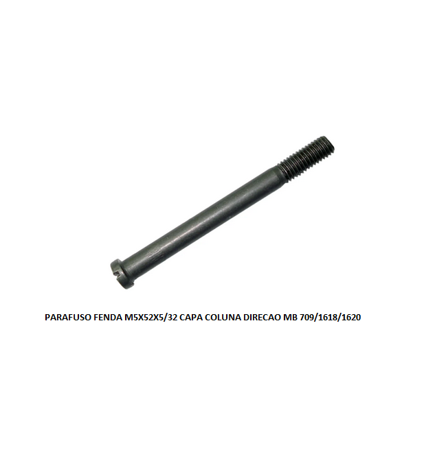 PARAFUSO SEXT INT 5X80 ROSCA PARCIAL CAPA COLUNA