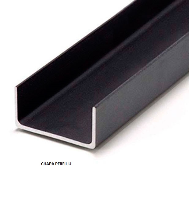 CHAPA PERFIL U 100X40 LATERAL MOTOQUEIRO