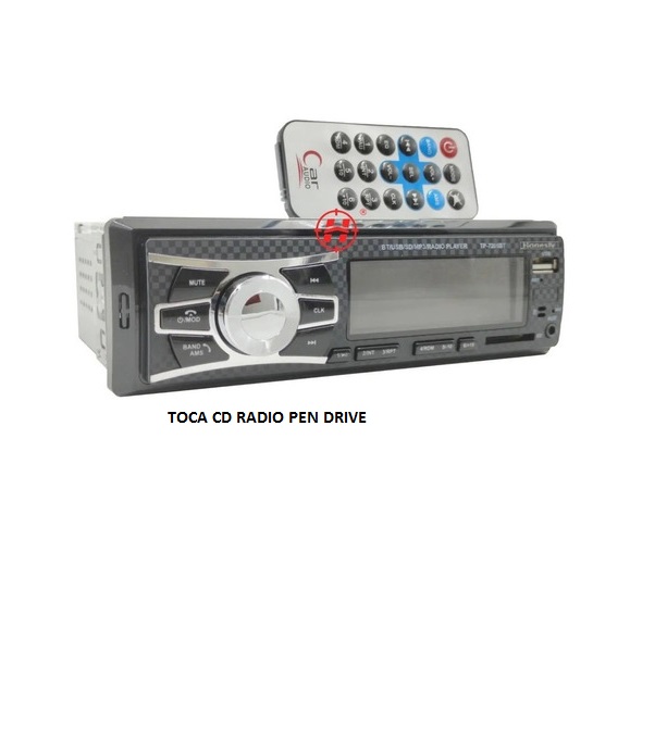 TOCA CD RADIO PEN DRIVE H-TECH 2 SAIDAS USB