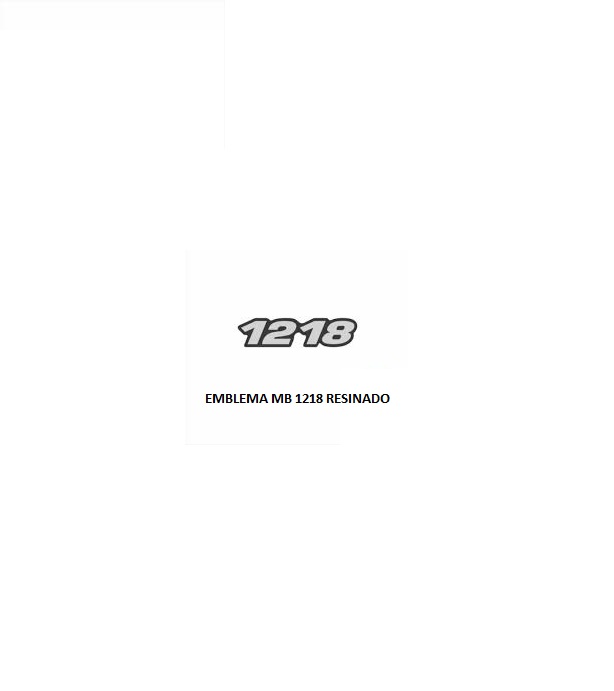 EMBLEMA MB 1218 RESINADO