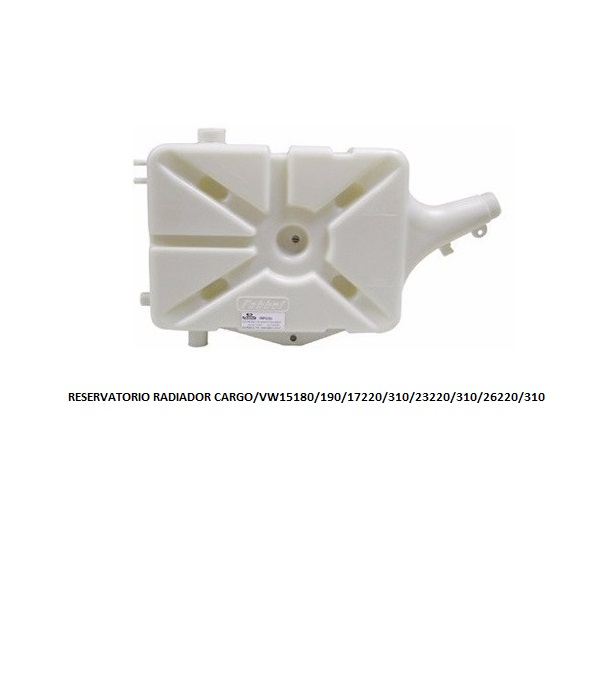 RESERVATORIO RADIADOR FORD CARGO/VW15180/190/17220/310/23220/310/26220/310