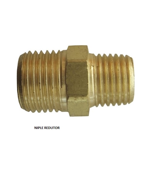 NIPLE REDUTOR MACHO/MACHO 1/4X1/2