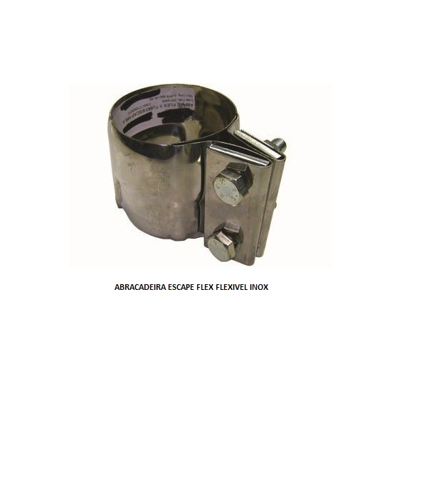 ABRACADEIRA ESCAPE FLEX 3X1/2P FLEXIVEL INOX