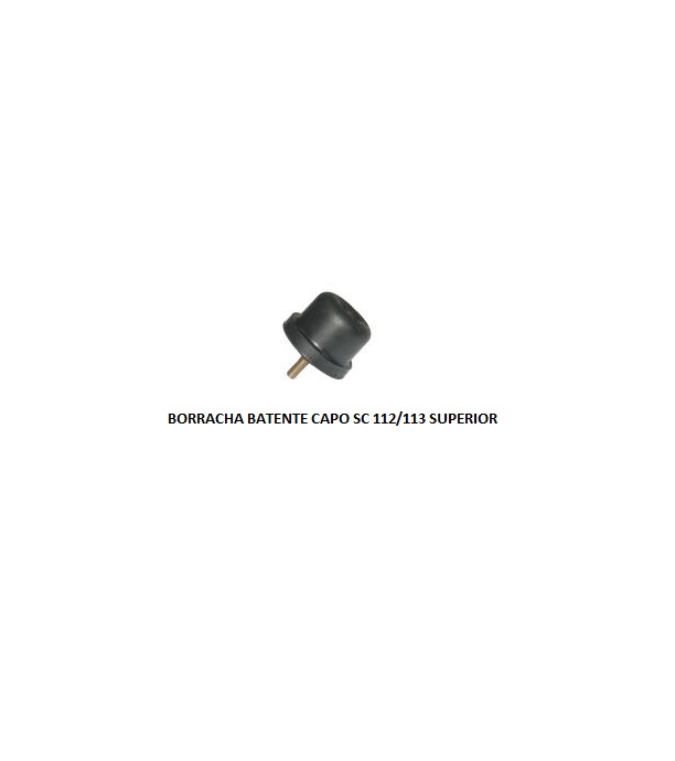 BORRACHA BATENTE CAPO SC 112/113 SUPERIOR