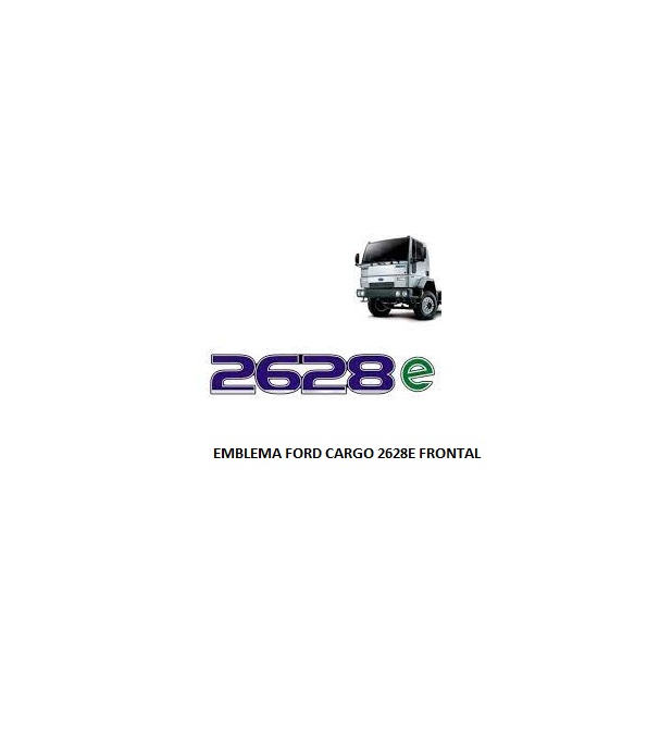 EMBLEMA FORD CARGO RESINADO 2628E FRONTAL