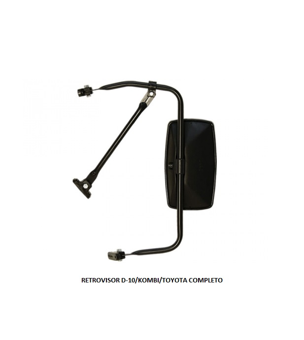 RETROVISOR D-10/KOMBI/TOYOTA COMPLETO