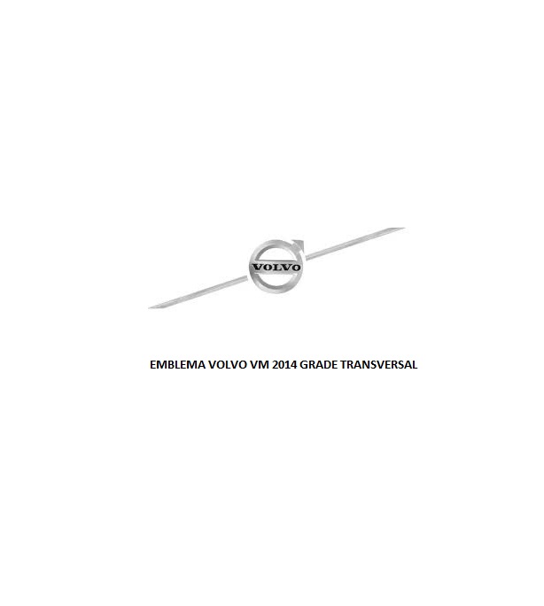 EMBLEMA VOLVO VM 2014 GRADE TRANSVERSAL