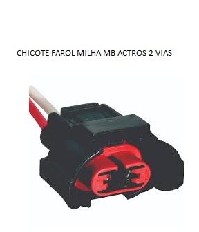 CHICOTE FAROL MILHA MB ACTROS 2 VIAS