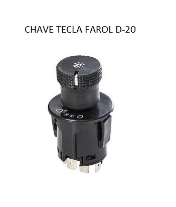 CHAVE TECLA FAROL D-20