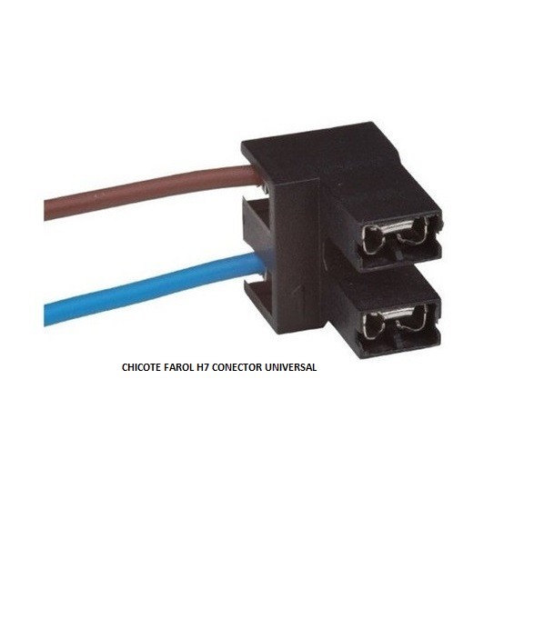 CHICOTE FAROL H7 CONECTOR UNIVERSAL 2 VIAS