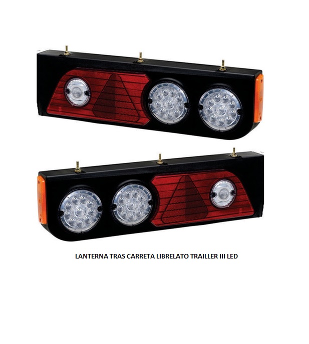 LANTERNA TRAS CARRETA LIBRELATO TRAILLER III LED