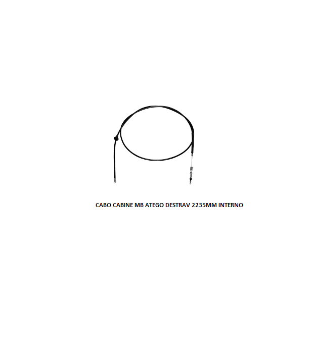 CABO CABINE MB ATEGO DESTRAV 2235MM INTERNO CAB SIMPLES