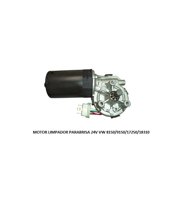 MOTOR LIMPADOR PARABRISA 24V VW 8150/9150/17250/18310