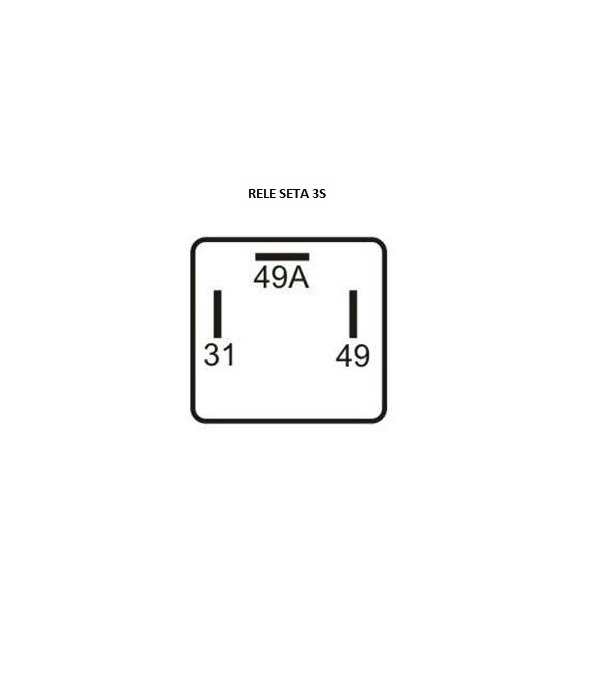 RELE SETA 24V 3S C/TERRA 49/31/49A