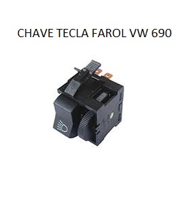 CHAVE TECLA FAROL VW 690/11130 C/REOSTATO