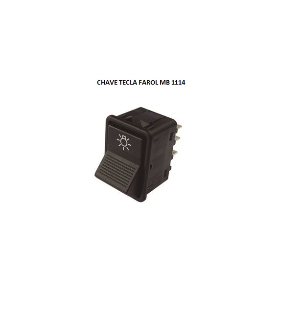 CHAVE TECLA FAROL MB 1114 TERMINAL DESINCONSTRADO