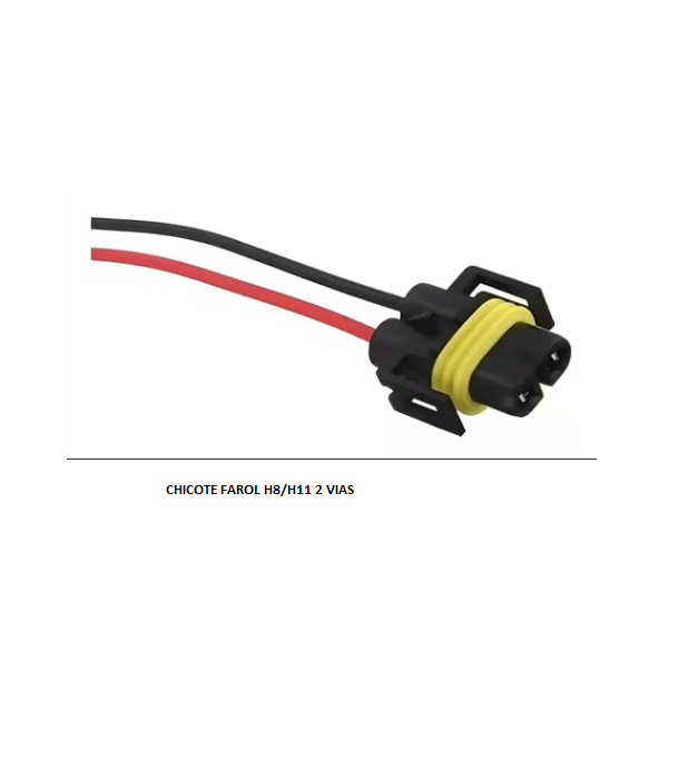 CHICOTE FAROL H8/H11 2 VIAS