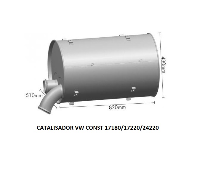 CATALISADOR VW CONST 17180/17220/24220