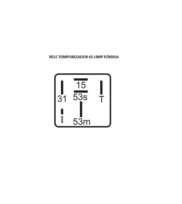 RELE TEMPORIZADOR 12V 6S LIMP P/BRISA 12V FORD/VW APOS 94
