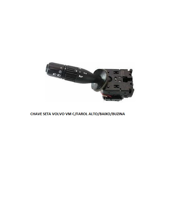 CHAVE SETA VOLVO VM C/FAROL ALTO/BAIXO/BUZINA