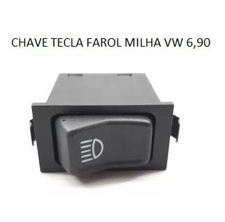 CHAVE TECLA FAROL MILHA VW 6,90