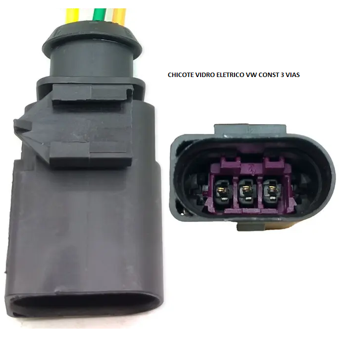CHICOTE VIDRO ELETRICO VW CONST 3 VIAS