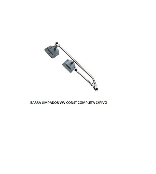 BARRA LIMPADOR VW CONST COMPLETA C/PIVO