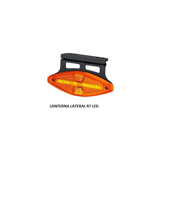 LANTERNA LATERAL R7 LED S/SUPORTE FIO