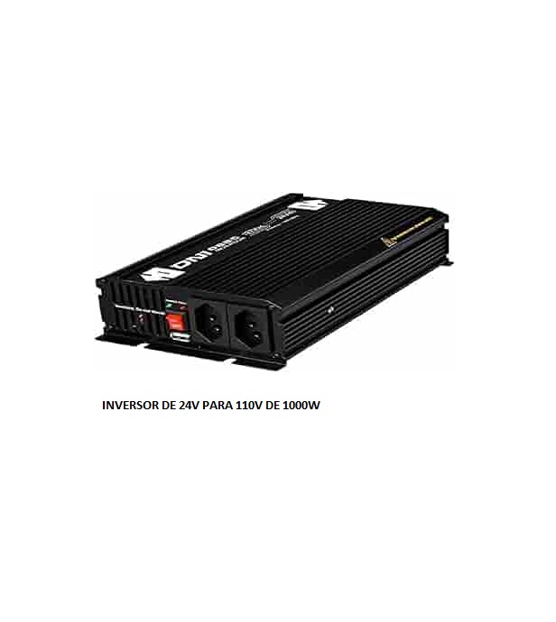 INVERSOR DE 24V PARA 110V DE 1000W