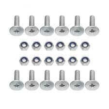 KIT PARAFUSO MONTAGUEM PLACA AUTOLUBRIFICANTE 5 RODA JOST NOVA