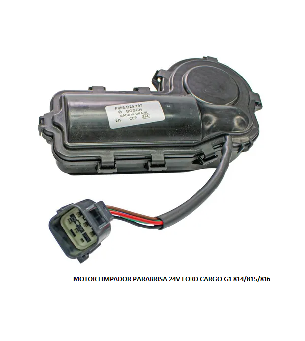 MOTOR LIMPADOR PARABRISA 24V FORD CARGO G1 814/815/816