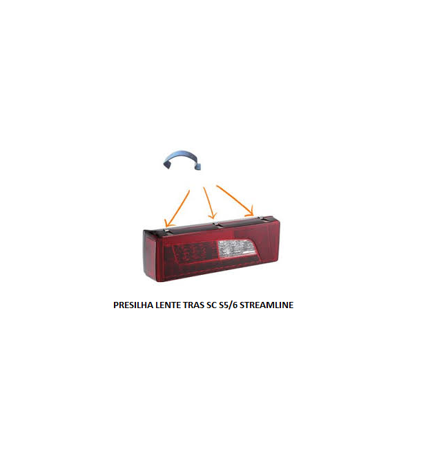 PRESILHA LENTE TRAS SC S5/6 STREAMLINE