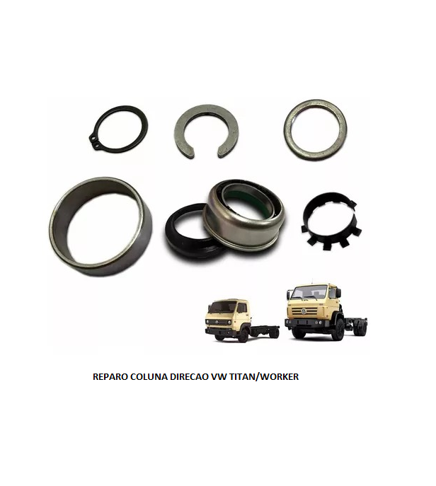 REPARO COLUNA DIRECAO VW TITAN/WORKER KIT COMPLETO