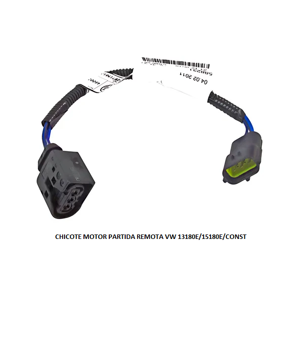 CHICOTE MOTOR PARTIDA REMOTA VW 13180E/15180E/CONST