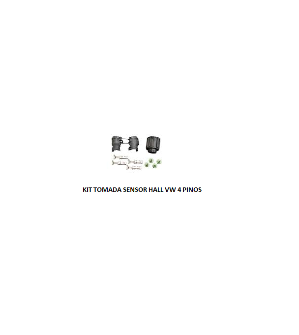 KIT TOMADA SENSOR HALL VW 4 PINOS