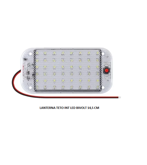 LANTERNA TETO INT LED BIVOLT 14,5 CM