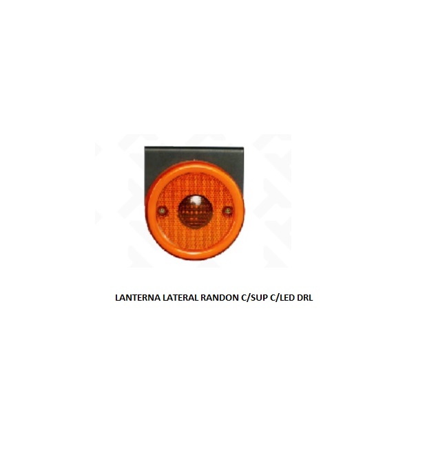 LANTERNA LATERAL RANDON C/SUP C/LED DRL CRISTAL