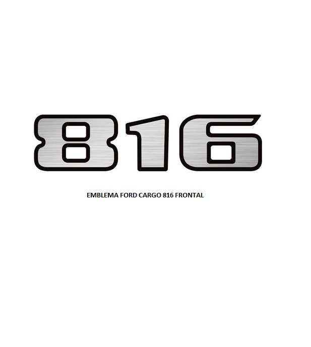 EMBLEMA FORD CARGO RESINADO 816 FRONTAL