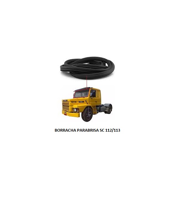 BORRACHA PARABRISA SC 112/113