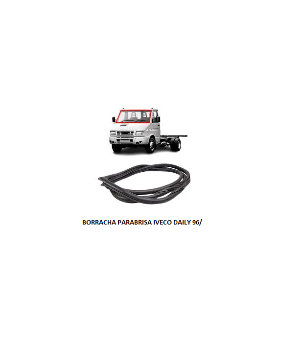 BORRACHA PARABRISA IVECO DAILY 96/