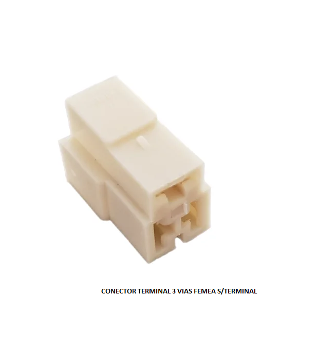 CONECTOR TERMINAL 3 VIAS FEMEA P/TERM/FEMEA