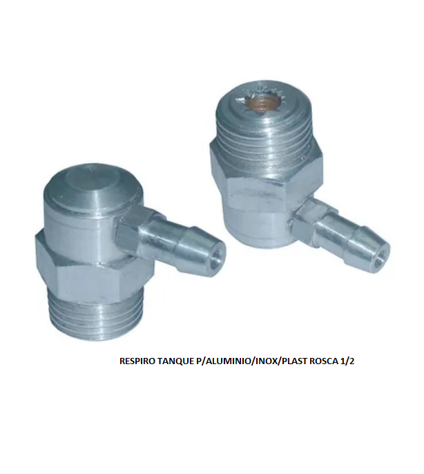 RESPIRO TANQUE P/ALUMINIO/INOX/PLAST ROSCA 1/2 ALUMINIO