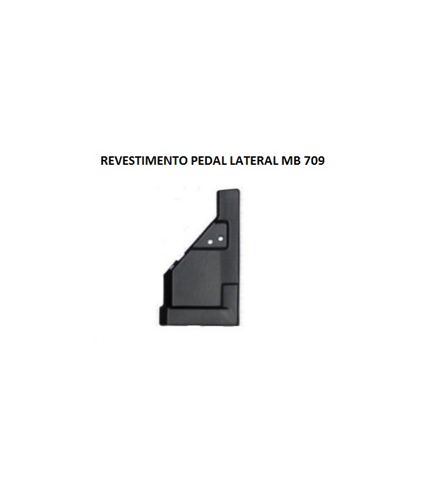 REVESTIMENTO PEDAL LATERAL MB 709/1618/1935 MARRON