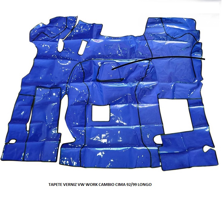 TAPETE VERNIZ VW WORK CAMBIO CIMA 92/99 LONGO