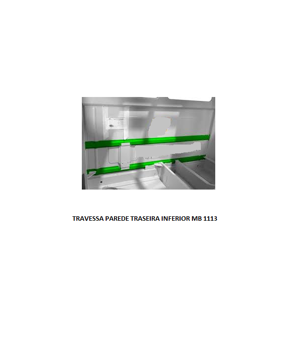TRAVESSA PAREDE TRASEIRA INFERIOR MB 1113