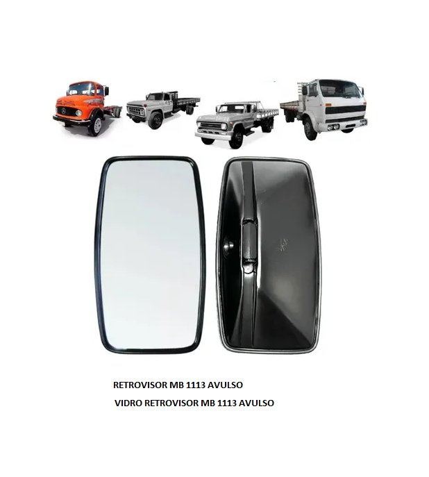 RETROVISOR MB 1113 1313 1513 1114 1519 AVULSO 3318100016